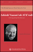 Ashirah Vaazam'rah Af K'vodi SATB choral sheet music cover